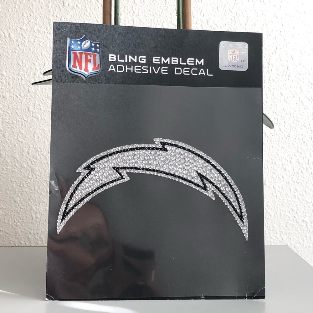 NEW! NFL Los Angeles Chargers BLING Emblem